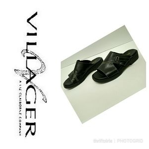 Villager Leather Sandals by Liz Claiborne-Sz. 6